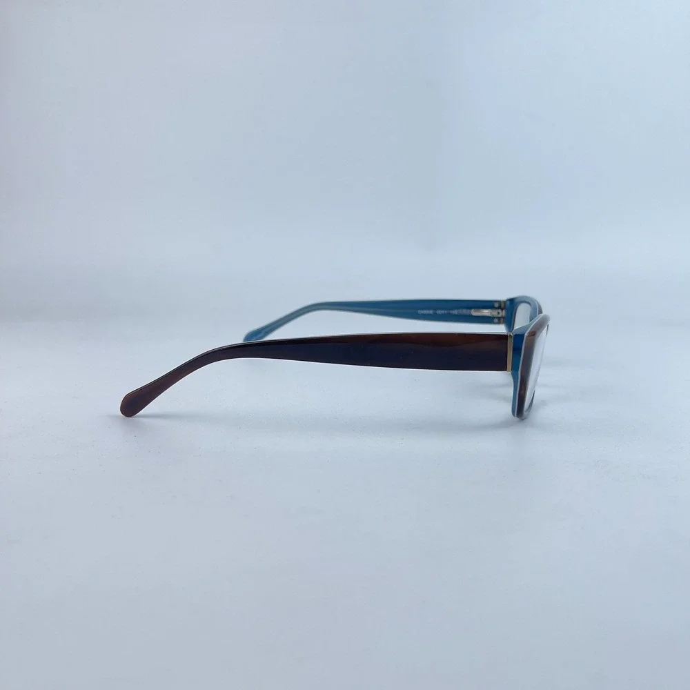 Fossil‎ Cassie 0DY1 Women Eyeglasses Brown & Blue Plastic Full Rim 52-14-135 mm